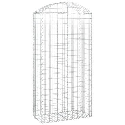 Cesto Gabbione Ad Arco 100x50x200/220 Cm Ferro Zincato - Foto 1