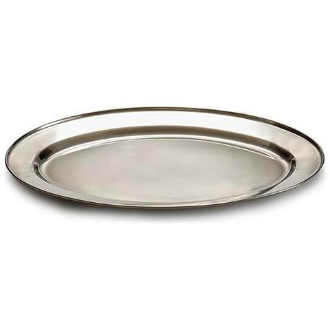 Vassoio Argentato Acciaio Inossidabile 35 X 2 X 23 Cm (24 Unità) - Foto 2