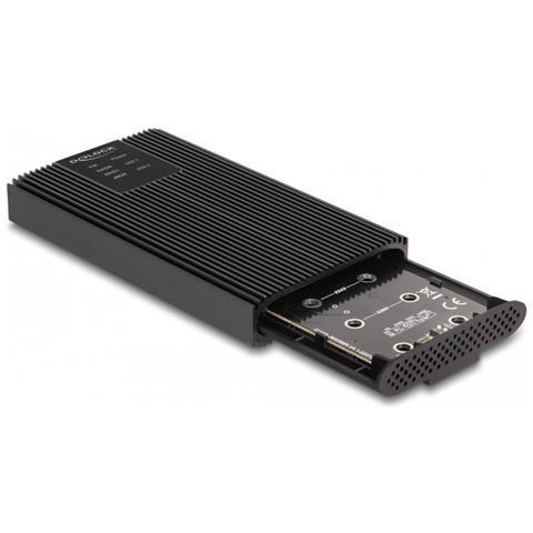 Alloggiamento esterno USB 20 Gbps per 2 x M. 2 NVMe PCIe SSD con USB Type-C femmina e RAID - strumento gratuito - Foto 1