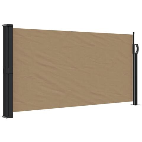 Tenda Da Sole Laterale Retrattile Tortora 100x500 Cm - Foto 2