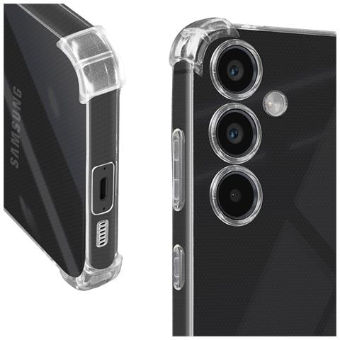 Cover Anti-urto Per Samsung Galaxy S23 Fe Angoli Rinforzati, Trasparente - Foto 5