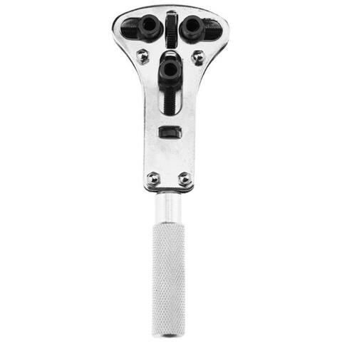 Chiave Per Orologi A Tre Griffe, Apri Cassa Dell'orologio, Strumenti Per La Riparazione Dell'orologio Silver L - Foto 2