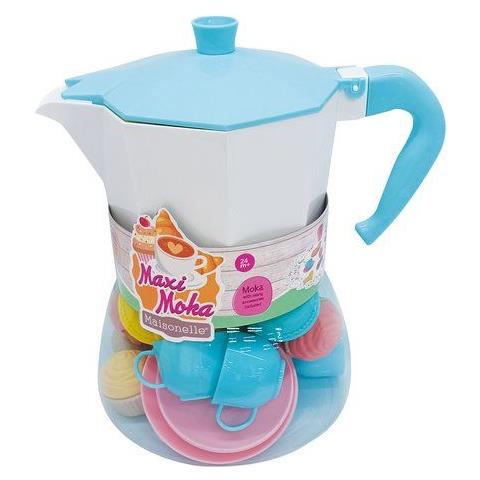 Playset Maxi Moka Con Accessori 44045 Maisonelle Bianco E Azzurro - Foto 1