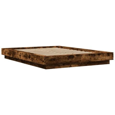 Giroletto Con Luci Led Rovere Fumo 120x190 Cm Legno Multistrato - Foto 3