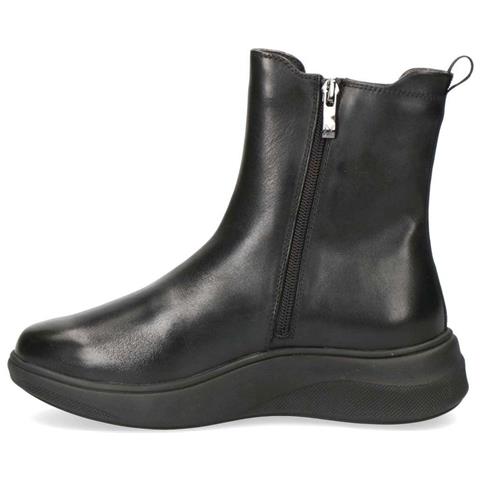 Black Casual Leather Booties Stivaletti Pelle Scarpe Donna Nero Eu 36, 9-25417-27-022 - Foto 3