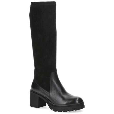 Black Comb Casual Closed Boots Stivaletti Pelle Scarpe Donna Nero Eu 39, 9-25604-41-019 - Foto 1
