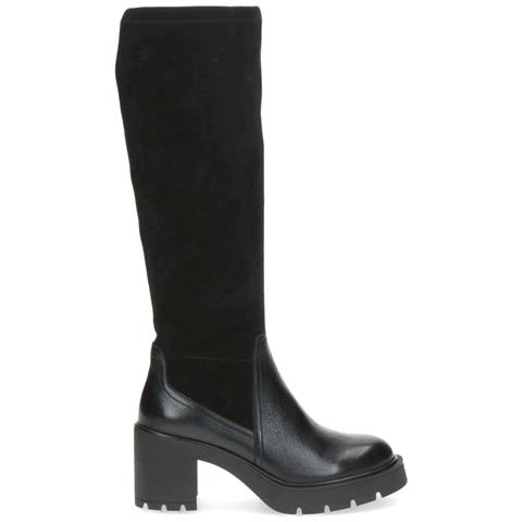 Black Comb Casual Closed Boots Stivaletti Pelle Scarpe Donna Nero Eu 39, 9-25604-41-019 - Foto 2