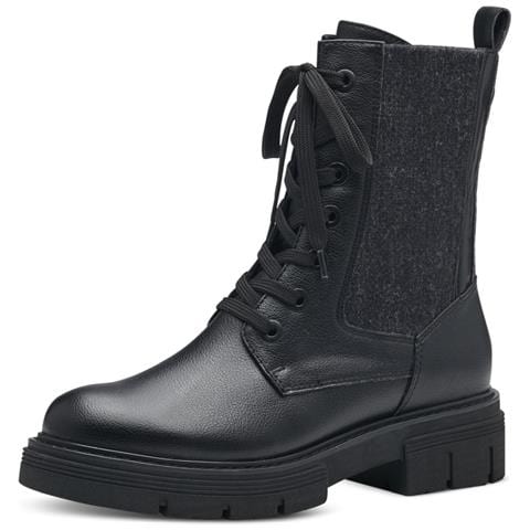 Poli Booties Stivaletti Sintetico E Tessile Scarpe Donna Nero Eu 36, 2-25236-41 001 - Foto 1