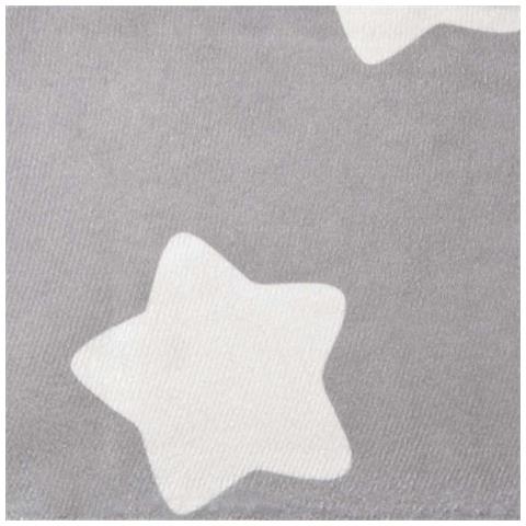 Divano per Bambini Grigio Chiaro con Stelle in Morbido Peluche - Foto 7