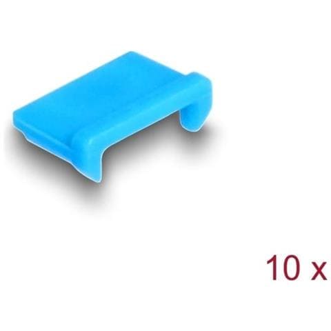 20949 Clip Sicura Bloccaporte Micro-usb Blu 10 Pz - Foto 1