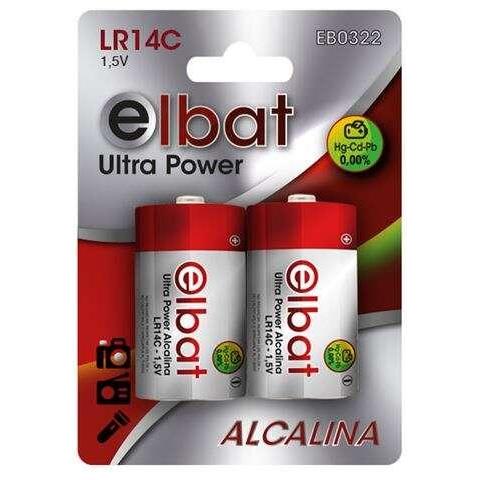 Confezione Da 2 Batterie Alcaline Lr14c - Foto 1