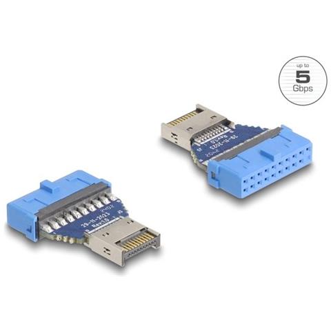 67129 - Usb 3.0 Pfostenbuchse Auf Intern Key A Stecker (67129) - Foto 1