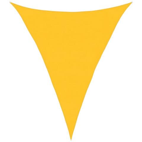 Vela Parasole 160 G/m Triangolare Giallo 4x5x5 M In Hdpe - Foto 2