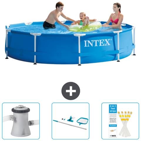 Piscina Fuori Terra - In Giro - 305x305x76 Cm - Blu - Include Accessori Coordinati Cb82 - Foto 1