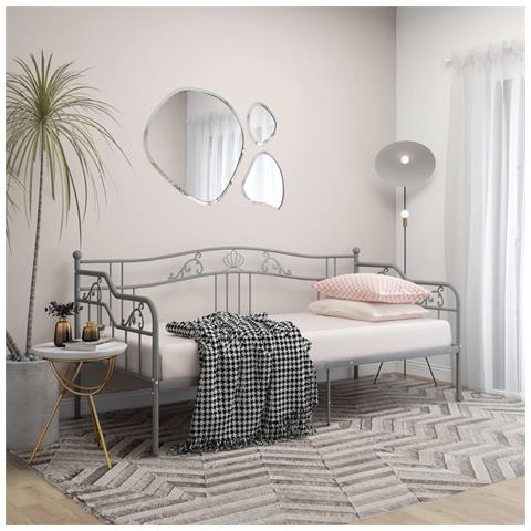 Lusso Casadino - Telaio Divano Letto Grigio In Metallo 90x200 Cm - Foto 8