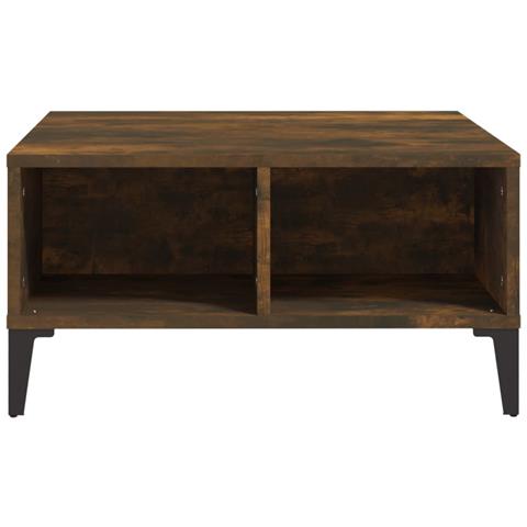 Tavolino Da Salotto Rovere Fumo 60x60x30 Cm In Truciolato - Foto 2