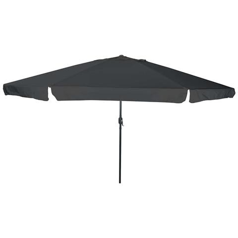 Parasol da Giardino  ø395x245 cm Grigio Scuro - Foto 1