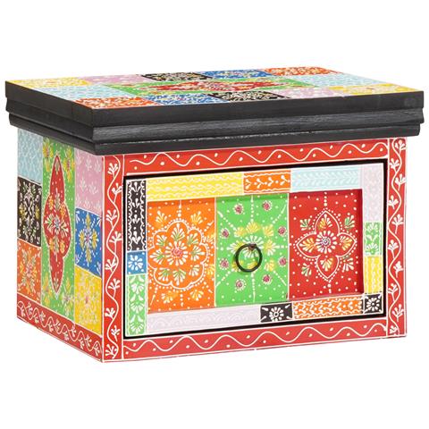 Armadietti da notte 2 pz 40x30x28 cm Legno Massello Mango & Legno Ingegnerizzato - Foto 2