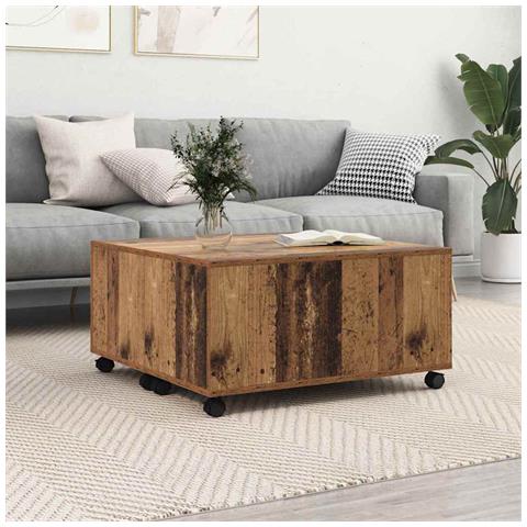 Tavolino da salotto Legno Antico 75 x 75 x 38 cm - Foto 2