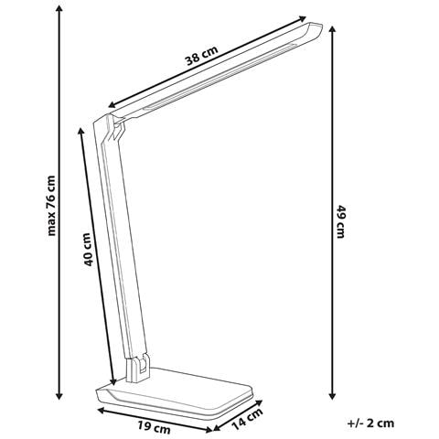 Lampada Da Scrivania A Led Pictor Con Dimmer Bianco - Foto 4