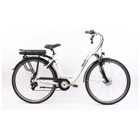 Sch E-moving 28'' - City E-bike, Telaio Alluminio, Ruote 28'', Cambio 7 Velocità, Motore 250 W, Batteria 36v X 13 Ah - Colore Bianco - Foto 1