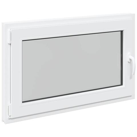 Finestra per Soffitta RISOR 100 x 70 cm PVC e Vetro Bianco - Foto 1