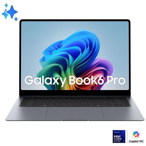 Galaxy Book6 Pro (16", Ultra 7 356H, 32GB), Copilot+PC, lntel® Core™ Ultra 7 processor 356H, 1TB, Portatile, Batteria fino a 30 ore*, Design sottile, Dynamic AMOLED 2X display, Touchscreen, Touchpad Aptico, Galaxy Al, Gray - Foto 1