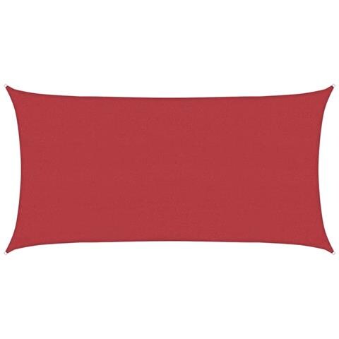 Vela Parasole 160 g /m² Rossa 2x4 m in HDPE - Foto 1