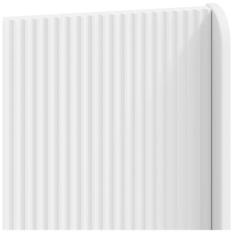 Struttura del letto con stoccaggio e testata Bianco - Foto 2