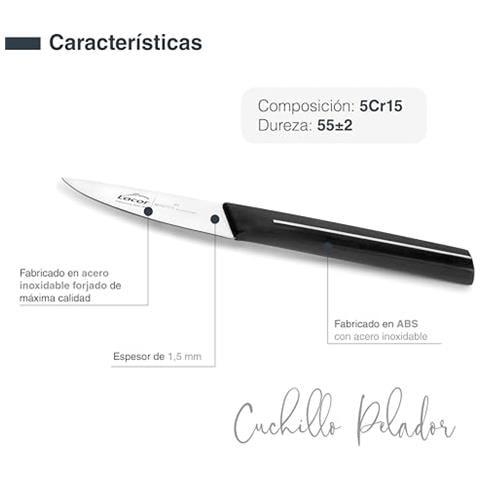 38235 - Coltello da pelatura Master, acciaio inossidabile, lama affusolata - Foto 3