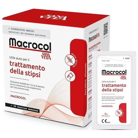 Sanavita Macrocol Plus 20 Bustine da 13,81 g - Foto 1