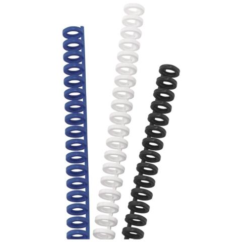 conf. 50 Dorsi plast Ibicli34anelli nero 8mm 388019E - Foto 3