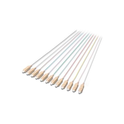 Set 12 Cavi Pigtail Fibra Ottica Colorati Connettori Sc Os1 09/125 Simplex - Foto 2