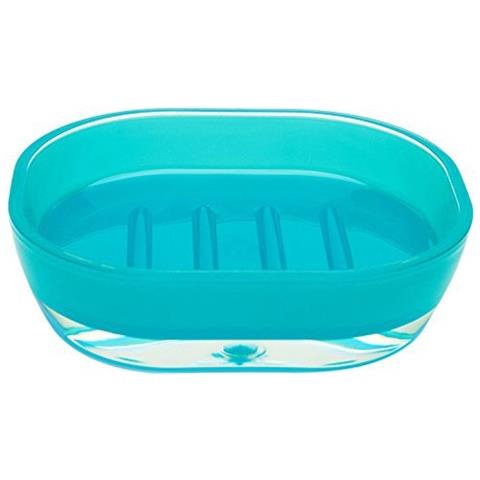 Portasapone in Plastica PS a Doppia Iniezione Blu 4 cm 46926 - Foto 2