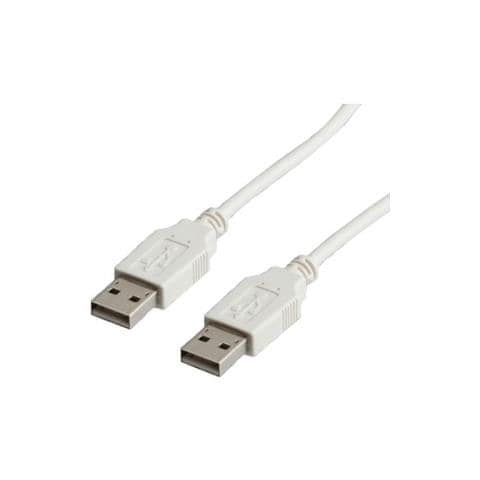 Usb 2.0 Cable Type A-a- M / M 1.8m White . - Foto 1