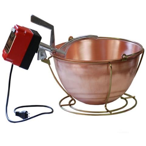 Paiolo Elettrico In Rame Liscio, Fondo Tondo - Foto 2