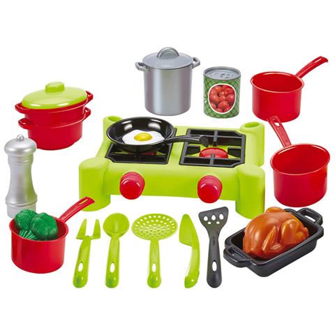 ECF7600002649 100% Chef Set stoviglie da cucina con fornello 21 pz - Foto 2