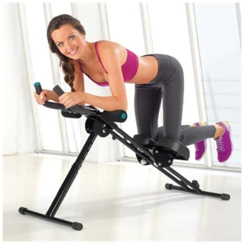 Fitmaxx 5 Attrezzo Panca Fitness Ab Multifunzione 5 Livelli Per Addome Gambe Glutei Braccia Slide Con Computer - Foto 1