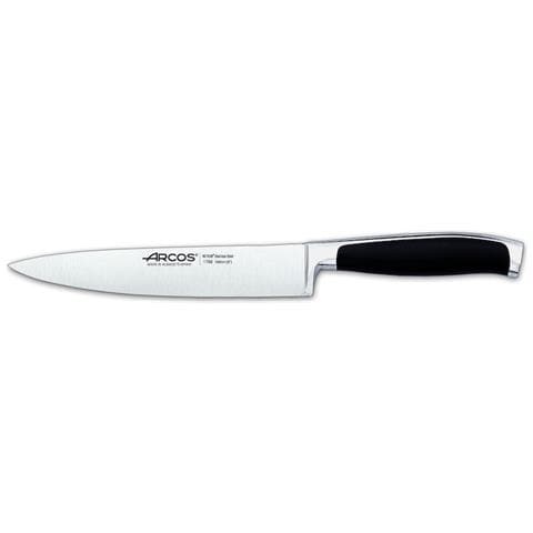 Serie Kyoto - Coltello Cucina - Acciaio Inossidabile Forgiato Nitrum 160 Mm - Manico Polioxymetilene (pom) Colore Nero - Foto 1
