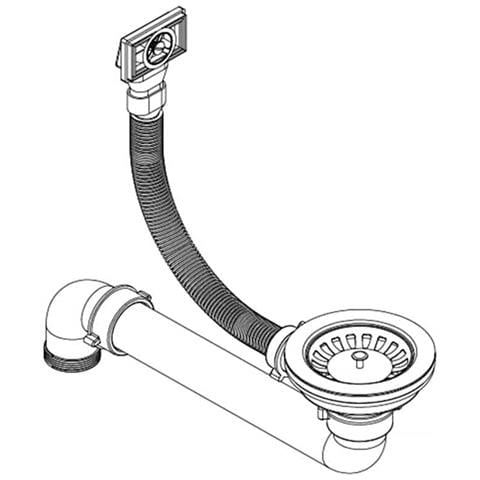 Lavello Da Cucina In Granito Vasca Singola Tonda Bianco - Foto 7