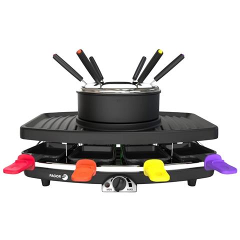 Griglia Per Raclette 3 In 1 Per 8 Persone, 1100 W - Fg816 - Foto 1