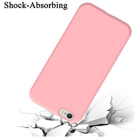 Custodia Compatibile Con Apple Iphone 6 In Liquid Rosa - Coperchio Protettivo In Silicone Tpu Flessibile - Foto 2