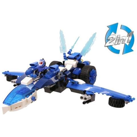 Wise Blocks Frosteon Convertible 2 In 1 Vehicle + 1 Minifigure - Building Set - Eu388026 - Foto 1
