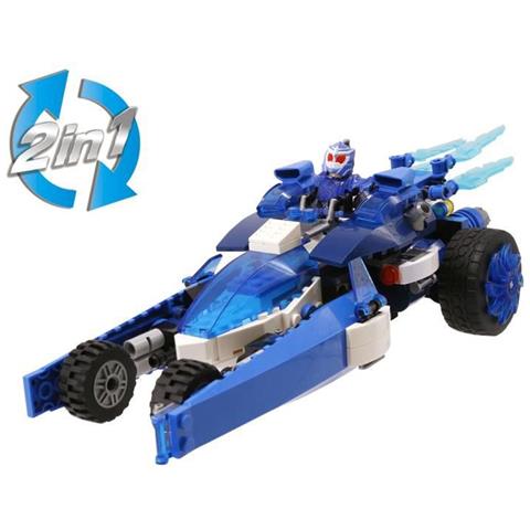 Wise Blocks Frosteon Convertible 2 In 1 Vehicle + 1 Minifigure - Building Set - Eu388026 - Foto 2
