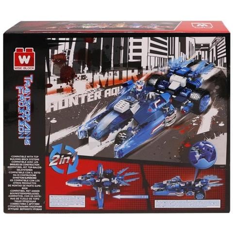 Wise Blocks Frosteon Convertible 2 In 1 Vehicle + 1 Minifigure - Building Set - Eu388026 - Foto 4