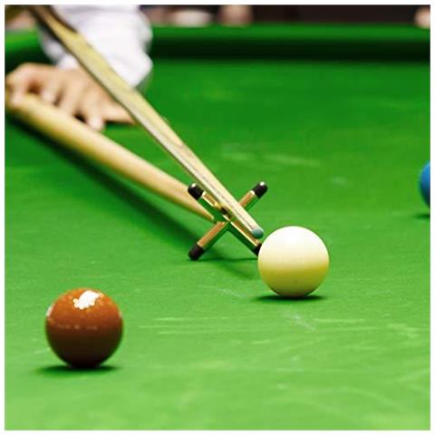 Bigliardo - Snooker Table Pause Spider E Metal Cross Piscina-biliardo Per Stecca - Non-slip Cue Pool E Snooker Set Accessori - Per Dilettanti E Professionisti Usa - Foto 4