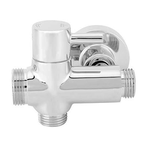 Parete Deviatore G1 2 Parete Rotonda Adattatore Bagno Doccia In Ottone Rame Con Accessori Base Di 3-way Doccia Splitter Per Bagno Cucina - Foto 2