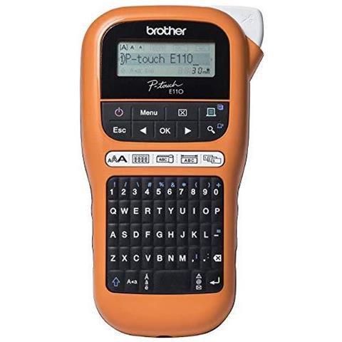 Pt-e110 Label Maker P-touch Elettricista Etichettatrice Macchina Da Presa - Foto 1