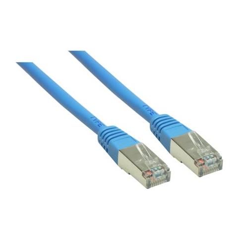 Cavo Patch, Cat. 6, S / FTP, PiMF, PVC, 250MHz, blu, 20m, Good Connections - Foto 1