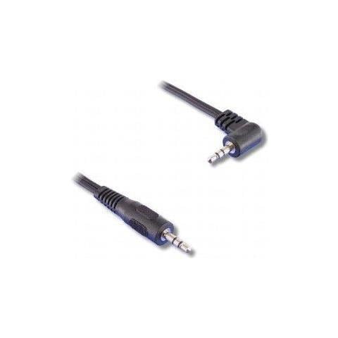 Cavo Splitter Cuffie con Controllo Volume 3,5M/2x3,5F 3m Nero - Cavi
